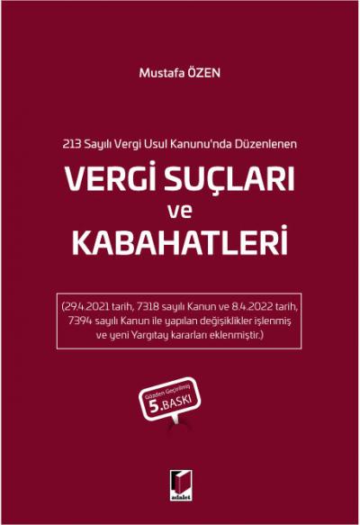 Vergi Suçları ve Kabahatleri