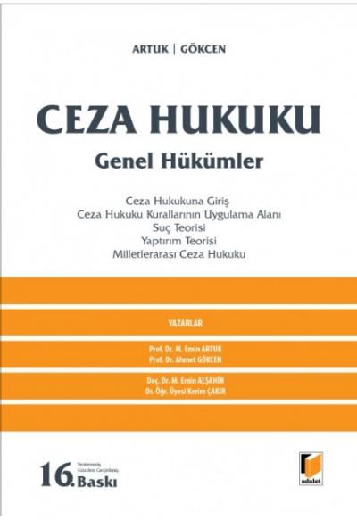 Ceza Hukuku Genel Hükümler