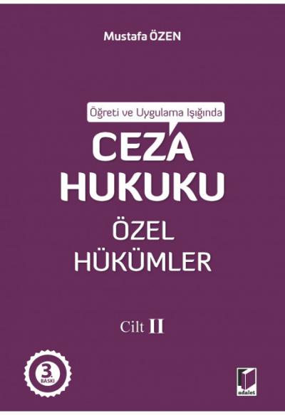 Ceza Hukuku Özel Hükümler Cilt II