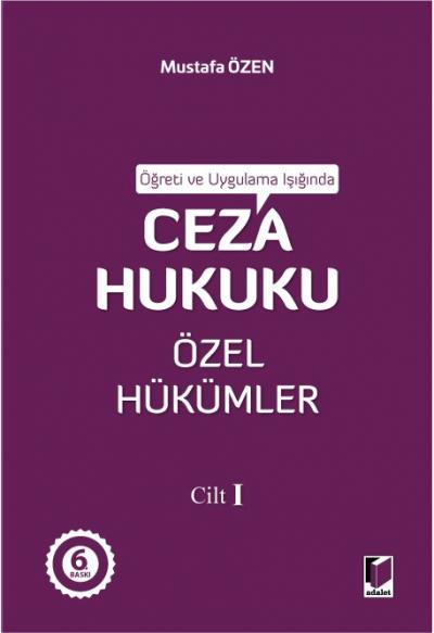 Ceza Hukuku Özel Hükümler Cilt I