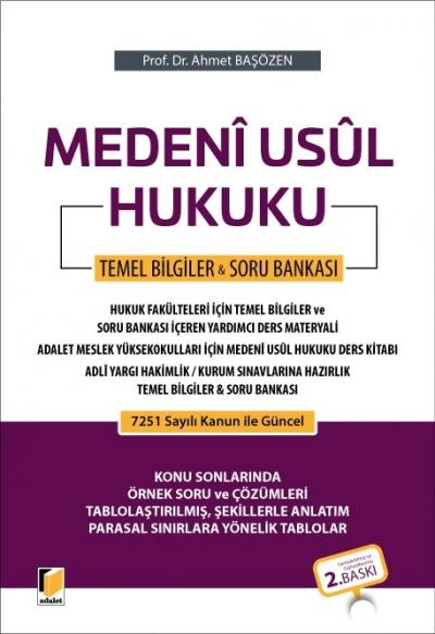 Medeni Usul Hukuku Temel Bilgiler & Soru Bankası