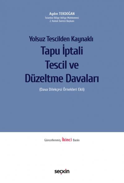 Tapu İptali Tescil ve Düzeltme Davaları