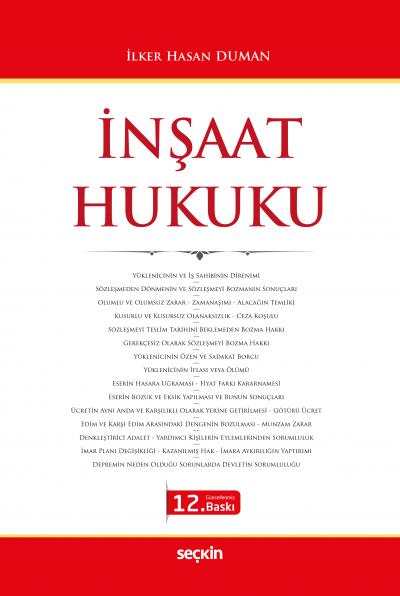 İnşaat Hukuku İlker Hasan Duman