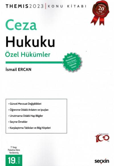 Ceza Hukuku Özel Hükümler Konu Kitabı