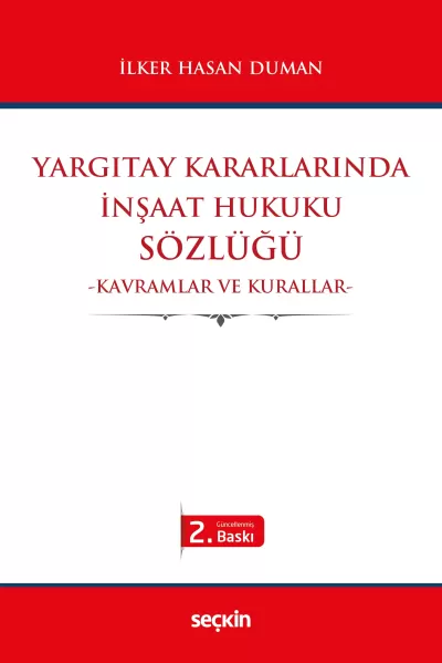 İnşaat Hukuku Sözlüğü