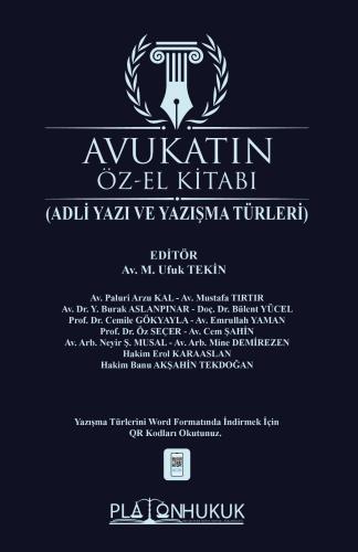 Avukatın Öz-El Kitabı Adli Yazı Ve Yazışma Türleri