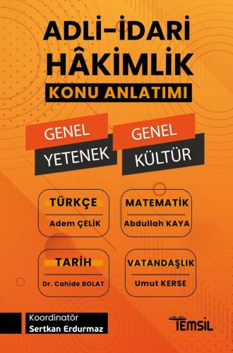 Adli  İdari Hâkimlik Genel Yetenek  Genel Kültür Konu Anlatımı