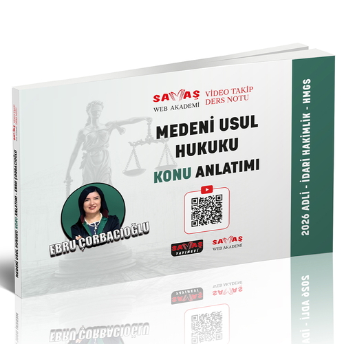 Adli-İdari Hakimlik HMGS Medeni Usul Hukuku Konu Anlatımı Ebru Çorbacı