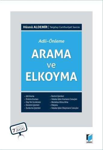 Adli - Önleme Arama ve Elkoyma Hüsnü Aldemir