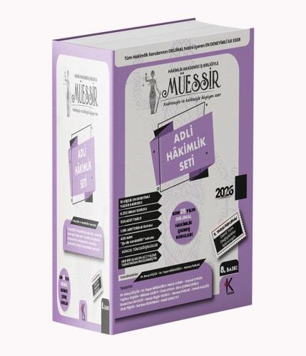 MÜESSİR Adli Hâkimlik Çıkmış Soru Bankası Seti 2026 Barış Küçük