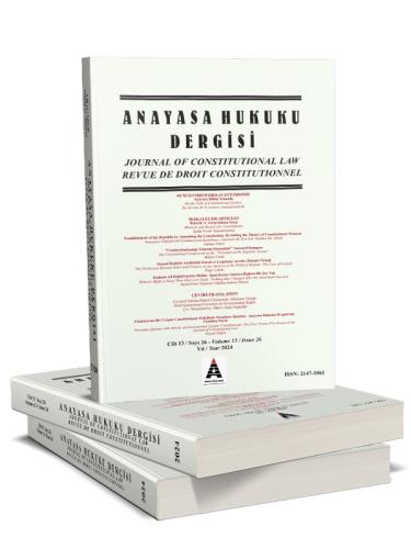 Legal Anayasa Hukuku Dergisi 2026 Yılı Aboneliği (2 Sayı)