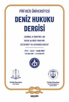 Piri Reis Üniversitesi Deniz Hukuku Dergisi C: 2 S: 2 Aralık 2023 Seze