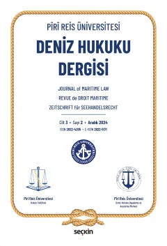 Piri Reis Üniversitesi Deniz Hukuku Dergisi C: 3 S: 2 Aralık 2024 Seze