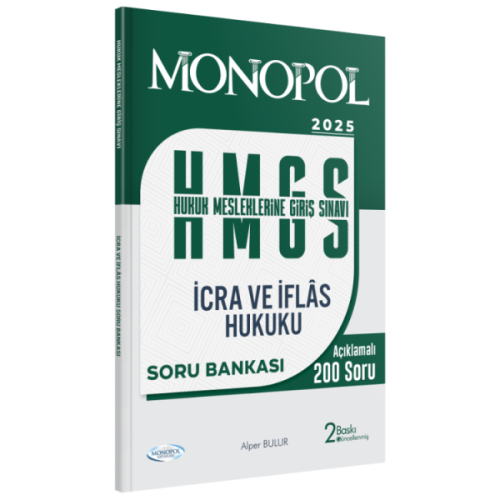 MONOPOL HMGS İcra ve İflas Hukuku Soru Bankası