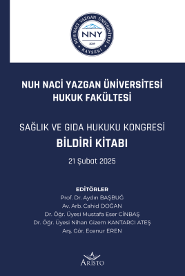 Sağlık ve Gıda Hukuku Kongresi Bildiri Kitabı
