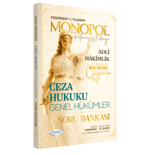 Adli Hakimlik Ceza Hukuku Genel Hükümler Soru Bankası Ömer Keskinsoy