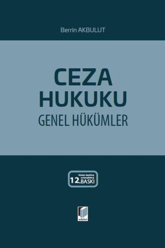 Ceza Hukuku Genel Hükümler