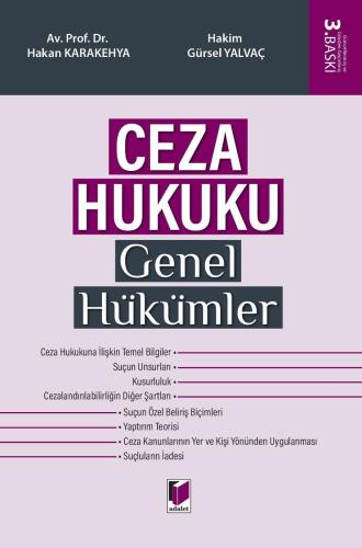 Ceza Hukuku Genel Hükümler Hakan Karakehya