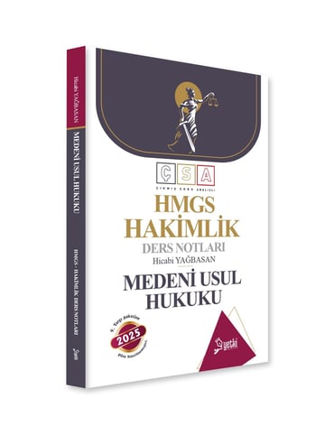 ÇSA HMGS Medeni Usul Hukuku Hakimlik Ders Notları