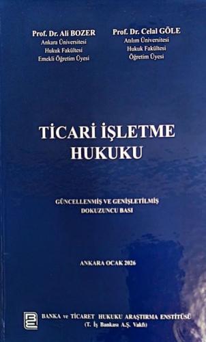 Ticari İşletme Hukuku Ali Bozer
