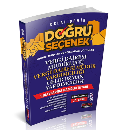 Doğru Seçenek Vergi Dairesi Müdürlüğü, Gelir Uzman Yardımcılığı Sınavl