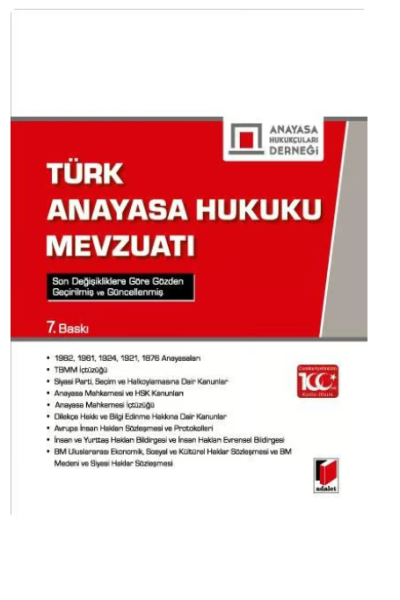 Türk Anayasa Hukuku Mevzuatı