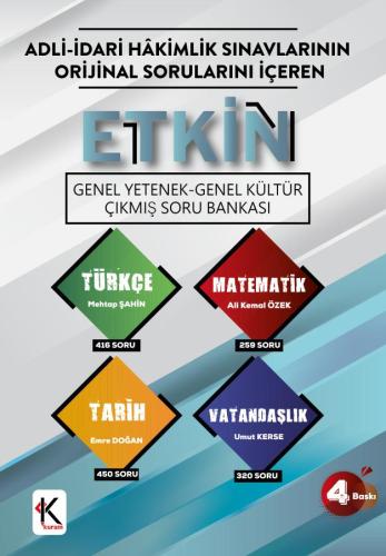 ETKİN Genel Kültür Genel Yetenek Çıkmış Soru Bankası