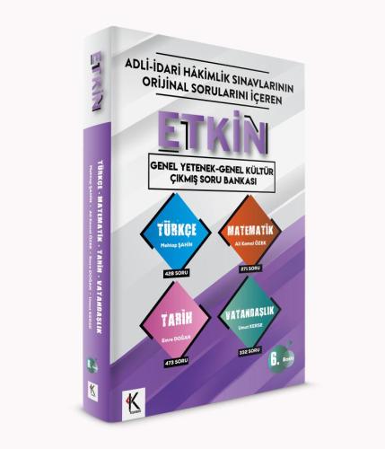ETKİN Genel Yetenek-Genel Kültür Çıkmış Soru Bankası - 2026 Mehtap Şah