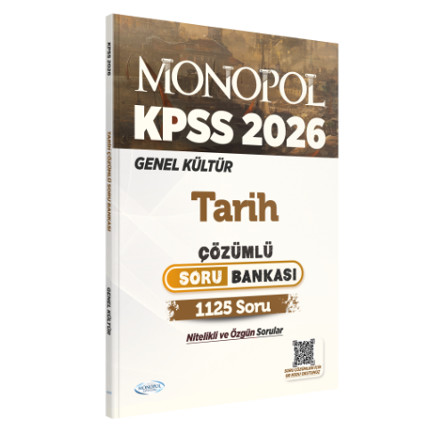 KPSS Tarih Çözümlü Soru Bankası