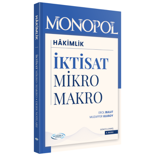 İdari Hakimlik İktisat Ders Notları Erol Bulut