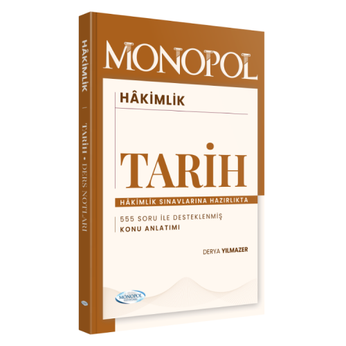 Monopol Tarih Ders Notları ve Soruları Monopol Yayınları Derya Yılmaze