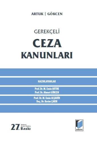 Gerekçeli Ceza Kanunları