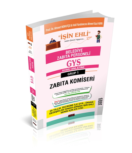 GYS Belediye Zabıta Personeli Zabıta Komiseri Konu Anlatımı