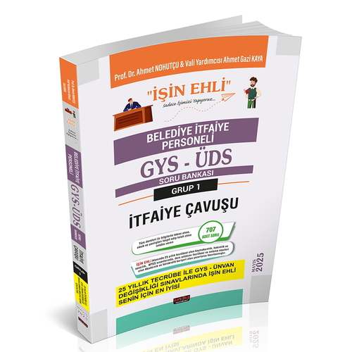 GYS-ÜDS Belediye İtfaiye Personeli İtfaiye Çavuşu Soru bankası 1. Grup