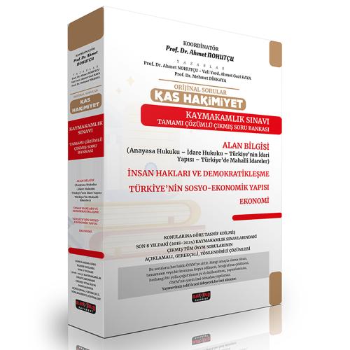 KAS HAKİMİYET Kaymakamlık Sınavı Çıkmış Soru Bankası Seti