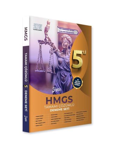 HMGS Hukuk Mesleklerine Giriş Sınavı 5`li Deneme Seti