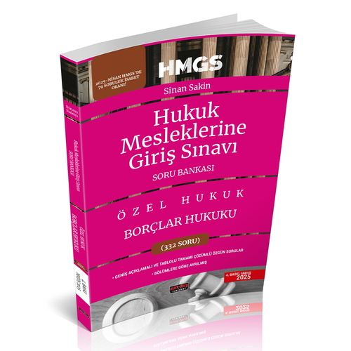 HMGS Borçlar Hukuku Soru Bankası