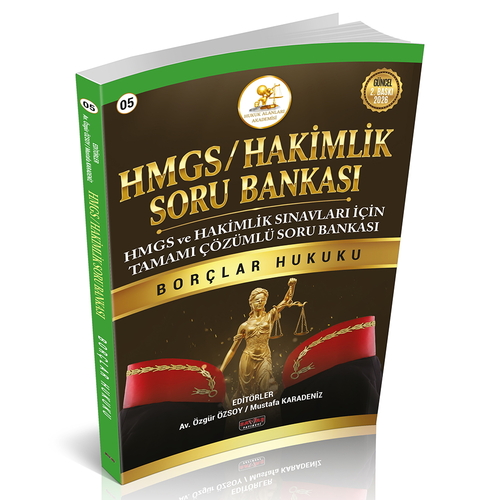 HUKAL HMGS-Hakimlik Borçlar Hukuk Soru Bankası