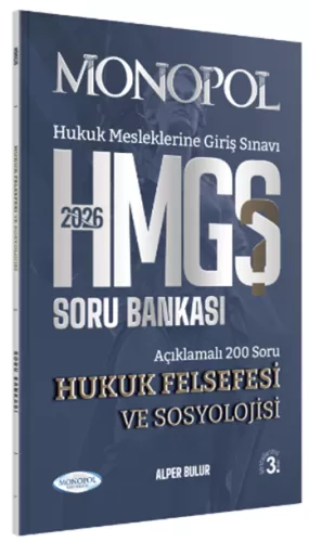 HMGS Hukuk Felsefesi Ve Sosyolojisi Soru Bankası Alper Bulur