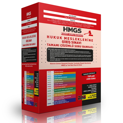 HMGS Kampı Tamamı Çözümlü Soru Bankası Modüler Set Ahmet Nohutçu