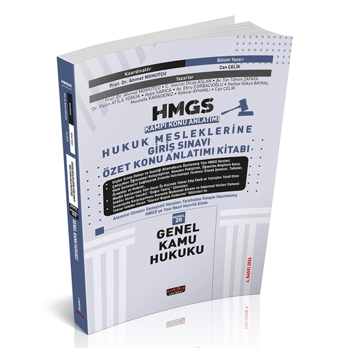 HMGS Kampı Özet Konu Anlatımı Genel Kamu Hukuku Ahmet Nohutçu