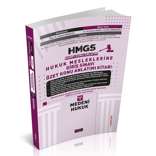 HMGS Kampı Özet Konu Anlatımı Medeni Hukuk Ahmet Nohutçu