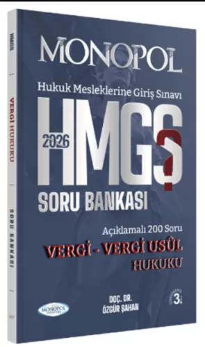 HMGS Vergi Hukuku Vergi Usul Hukuku Soru Bankası
