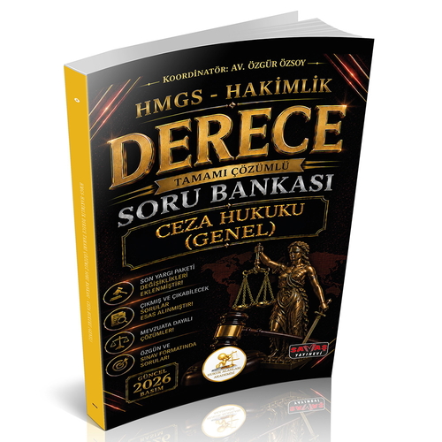 HUKAL HMGS-Hakimlik Derece Ceza Hukuku Genel Hükümler