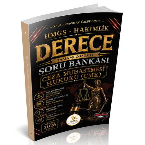 HUKAL HMGS-Hakimlik Derece Ceza Muhakemesi Hukuku CMK Soru Bankası