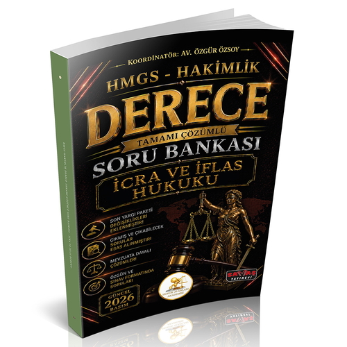HUKAL HMGS-Hakimlik Derece İcra ve İflas Hukuku Soru Bankası