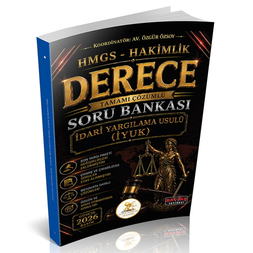 HUKAL HMGS-Hakimlik Derece İdari Yargılama Hukuku Soru Bankası