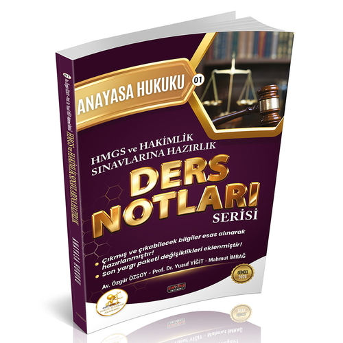 HUKAL HMGS Hakimlik  Anayasa Hukuku Ders Notları
