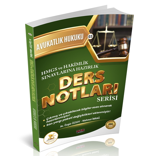HUKAL HMGS Hakimlik Avukatlık Hukuku Ders Notları