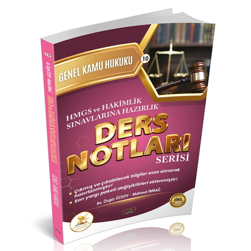 HUKAL HMGS Hakimlik  Genel Kamu Hukuku Ders Notları